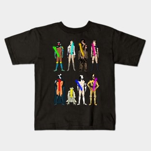 Neon Space Pride Equality Kids T-Shirt